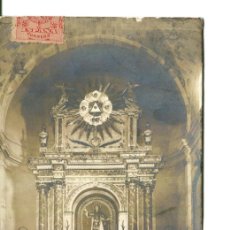 Postales: LA GARRIGA- INTERIOR DE LA IGLESIA-ALTAR MAYOR-AÑO 1915-FOTOGRÁFICA- MUY RARA. Lote 374639594