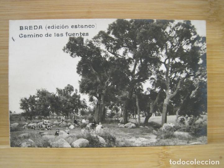 Postkarten: BREDA-CAMINO DE LAS FUENTES-EDICION ESTANCO-FOTOGRAFICA-POSTAL ANTIGUA-(98.558)