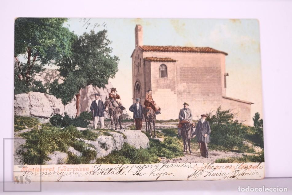 Postales: Postal A&ntilde;o 1904 Capilla de san Miguel Montserrat 3087 - Purguer & Co- Matasellos Ambulante Circulada