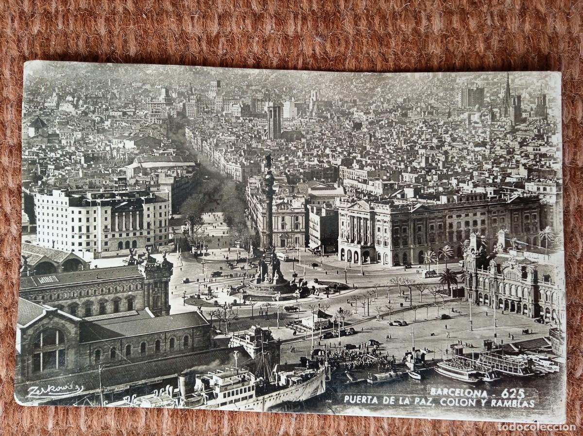 Postales: BARCELONA - PUERTA DE LA PAZ - ED.: ZERKOWITZ - Foto 1