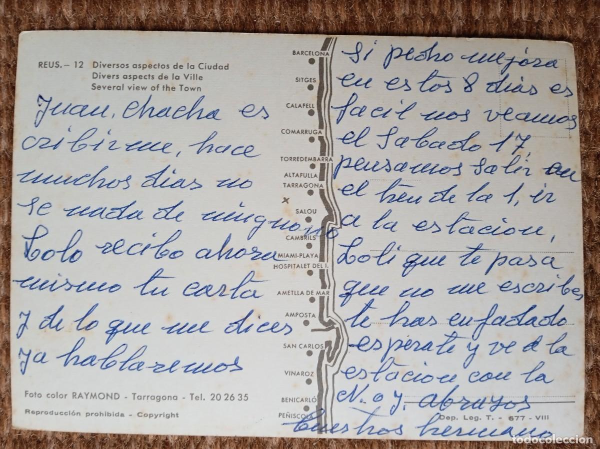 Postales: REUS - TARRAGONA - RAYMOND - Foto 2