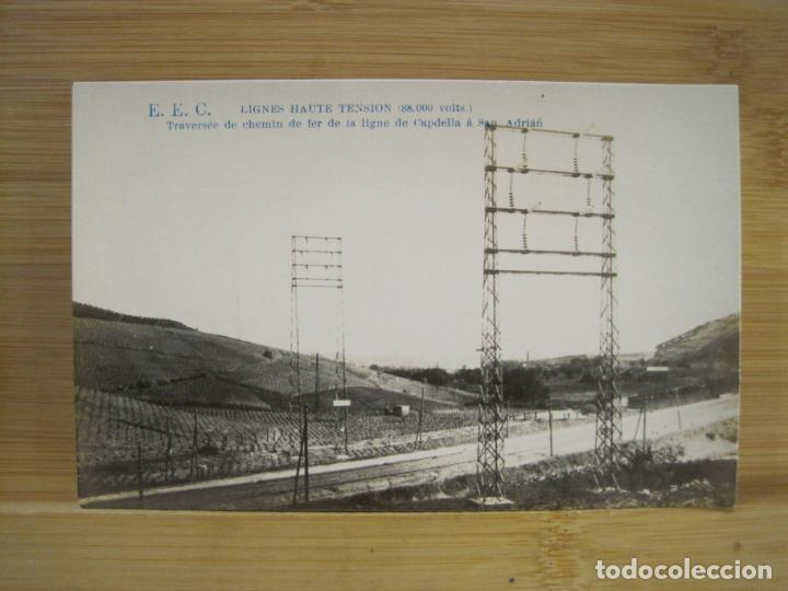 Postales: CAPDELLA-LINEAS DE ALTA TENSION-CENTRAL ELECTRICA-FOTOGRAFICA-POSTAL ANTIGUA-(98.606)