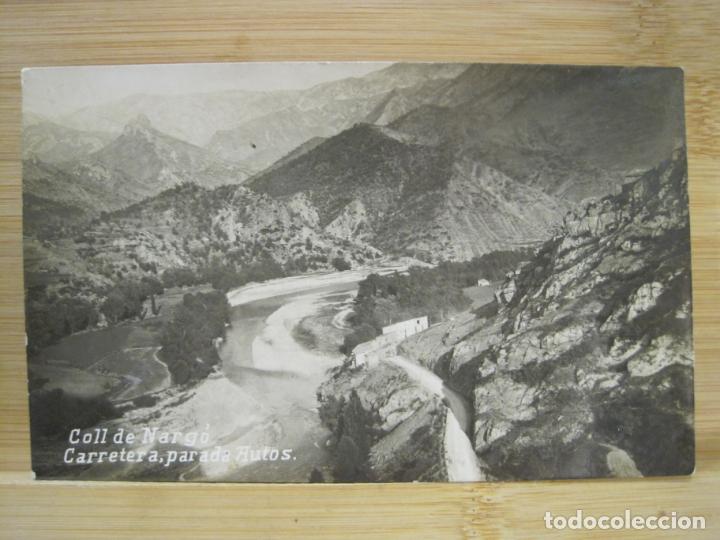 Postales: COLL DE NARGO-CARRETERA, PARADA AUTOS-FOTOGRAFICA-POSTAL ANTIGUA-(98.610)