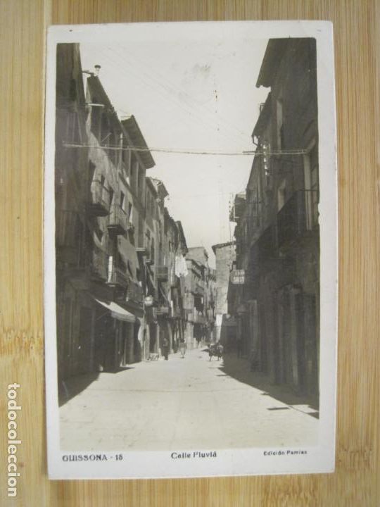 Postales: GUISSONA-CALLE FLUVIA-EDICION PAMIAS-15-FOTOGRAFICA-POSTAL ANTIGUA-(98.611)