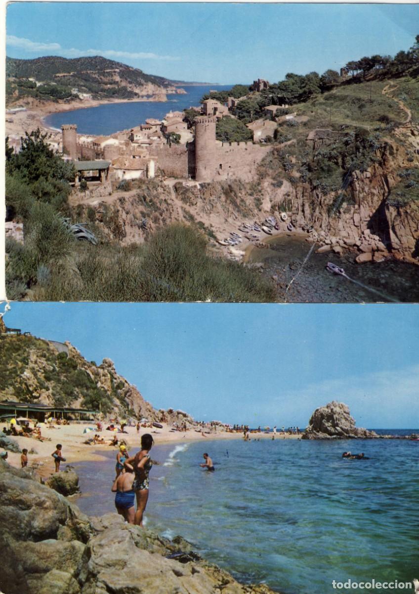 Postales: CALELLA ( PLAYA DE LA ROCA GROSSA )Y TOSSA (EL CODOLAR Y VILAVELLA) - Foto 1