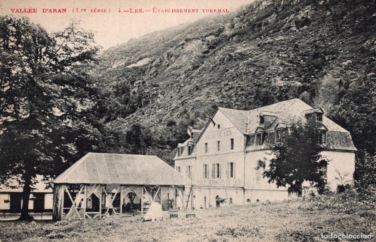 Postales: VALLE DE ARAN. LES. ESTABLECIMIENTO TERMAL
