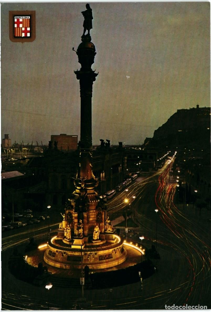 Postales: TARJETA POSTAL - MONUMENT A CRIST&Oacute;BAL COLON - N&ordm; 44