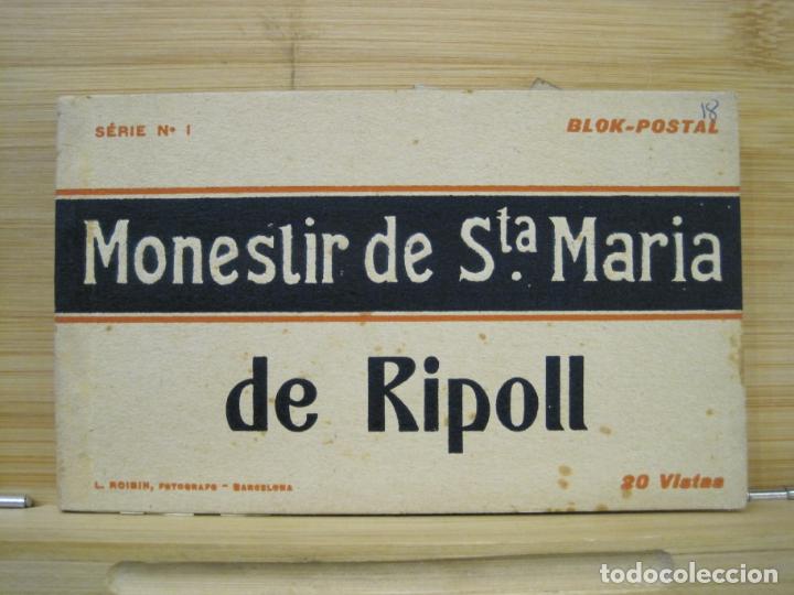 Cartoline: MONESTIR DE SANTA MARIA DE RIPOLL-FOTO ROISIN-BLOC DE 18 POSTALES ANTIGUAS-VER FOTOS