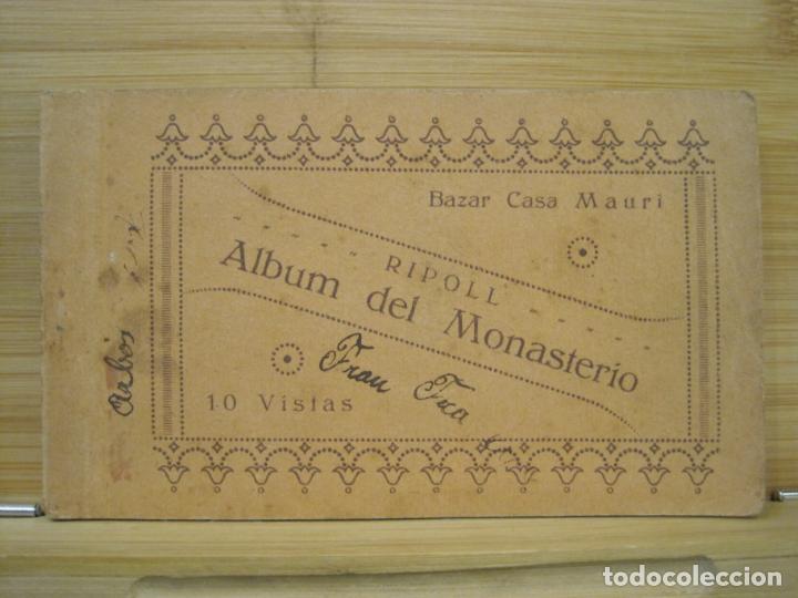 Postales: RIPOLL-ALBUM DEL MONASTERIO-BAZAR CASA MAURI-BLOC DE 9 POSTALES ANTIGUAS-VER FOTOS