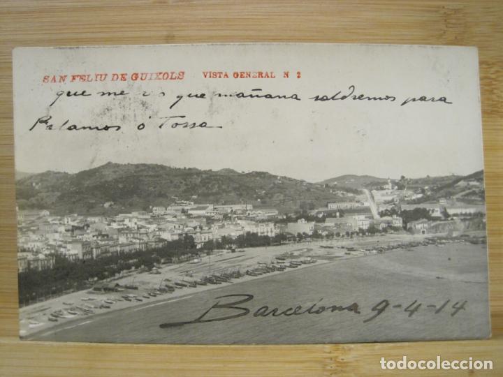 Postales: SANT FELIU DE GUIXOLS-VISTA GENERAL N&ordm; 2-FOTOGRAFICA-POSTAL ANTIGUA-(98.879)