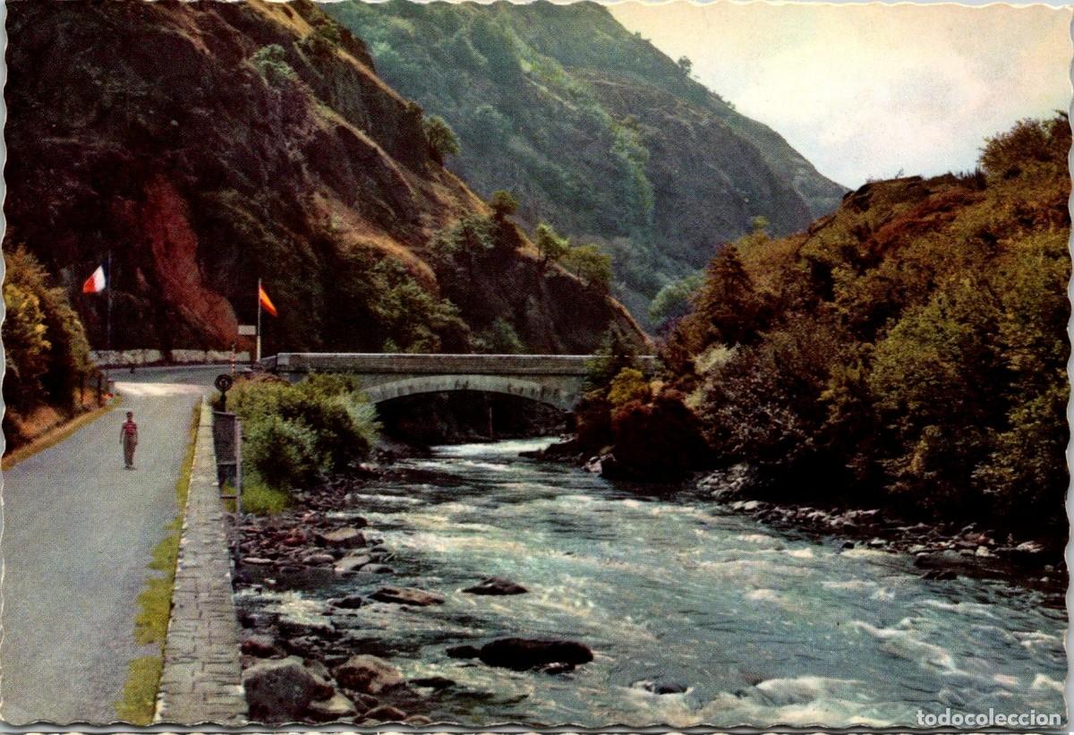 Postales: Frontera Franco Espa&ntilde;ola - Pont de Rey - Ed. Of. Tur. Pobla Segur n&ordm; 5049- 150x105mm aprox.