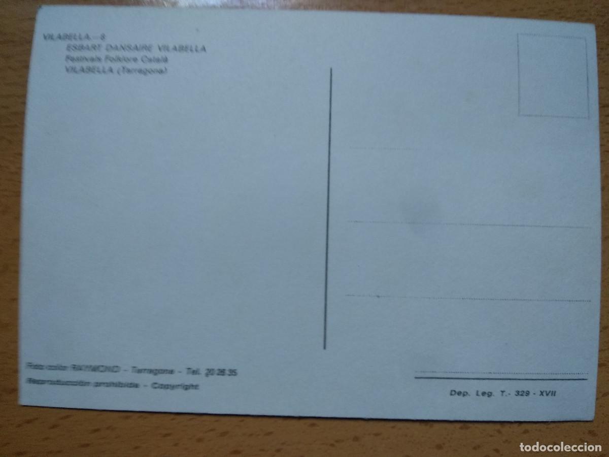 Postales: VILABELLA - ESBART DANSAIRE - FOLKLORE - TARRAGONA - Foto 2