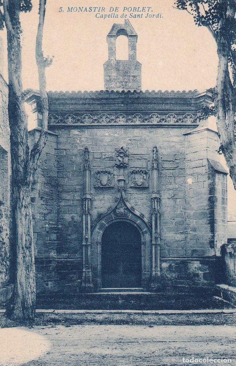 Postales: POBLET - MONASTERIO DE SANTA MARIA. CAPILLA DE SANT JORDI