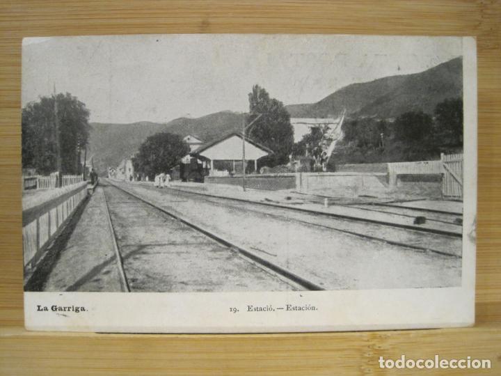 Postcards: LA GARRIGA-ESTACION FERROCARRIL-POSTAL ANTIGUA-(99.038)
