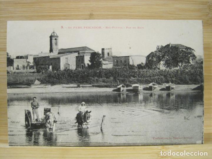Postcards: SANT PERE PESCADOR-RIU FLUVIA-PAS DE BAIX-POSTAL ANTIGUA-(99.044)