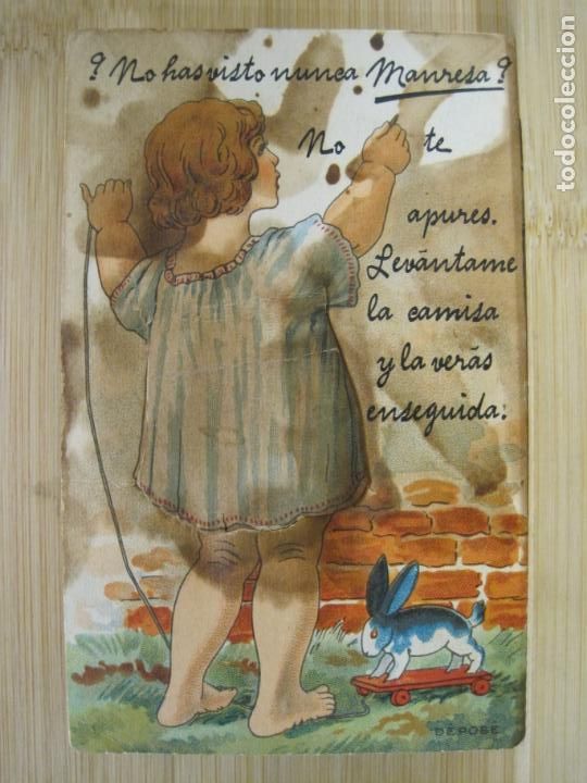 Postales: MANRESA-DESPEGABLE CON VARIAS VISTAS-POSTAL ANTIGUA-(99.050)