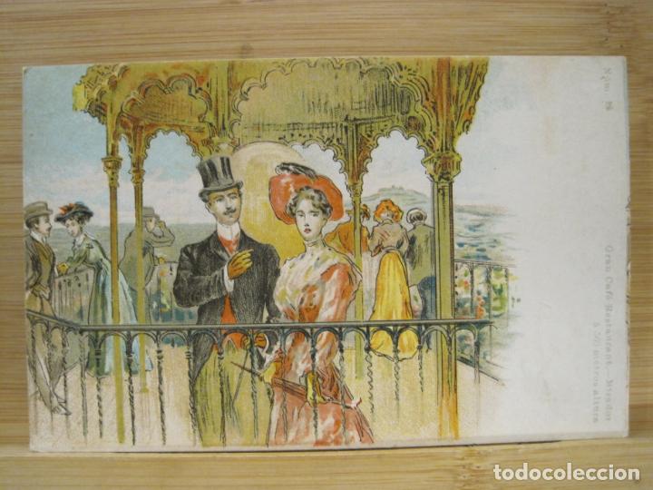 Postales: BARCELONA-GRAN CAFE RESTAURANT TIBIDABO-REVERSO SIN DIVIDIR-POSTAL ANTIGUA-(99.052)