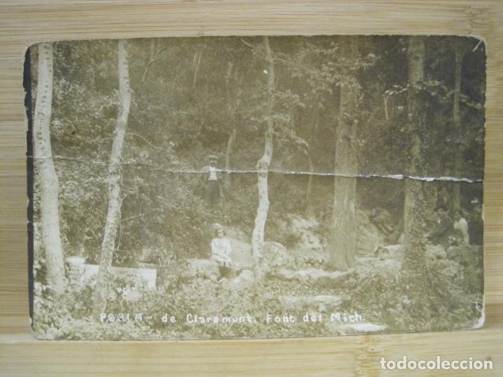 Postcards: POBLA DE CLARAMUNT-FONT DEL MICH-FOTOGRAFICA-POSTAL ANTIGUA-(99.055)