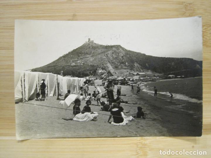 Postkarten: BLANES-PLAYA-FOTOGRAFICA-POSTAL ANTIGUA-(99.061)