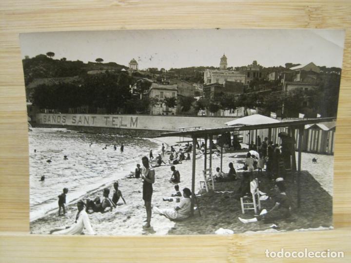 Cartes Postales: SANT FELIU DE GUIXOLS-BANYS DE SANT TELM-FOTOGRAFICA-POSTAL ANTIGUA-(99.071)