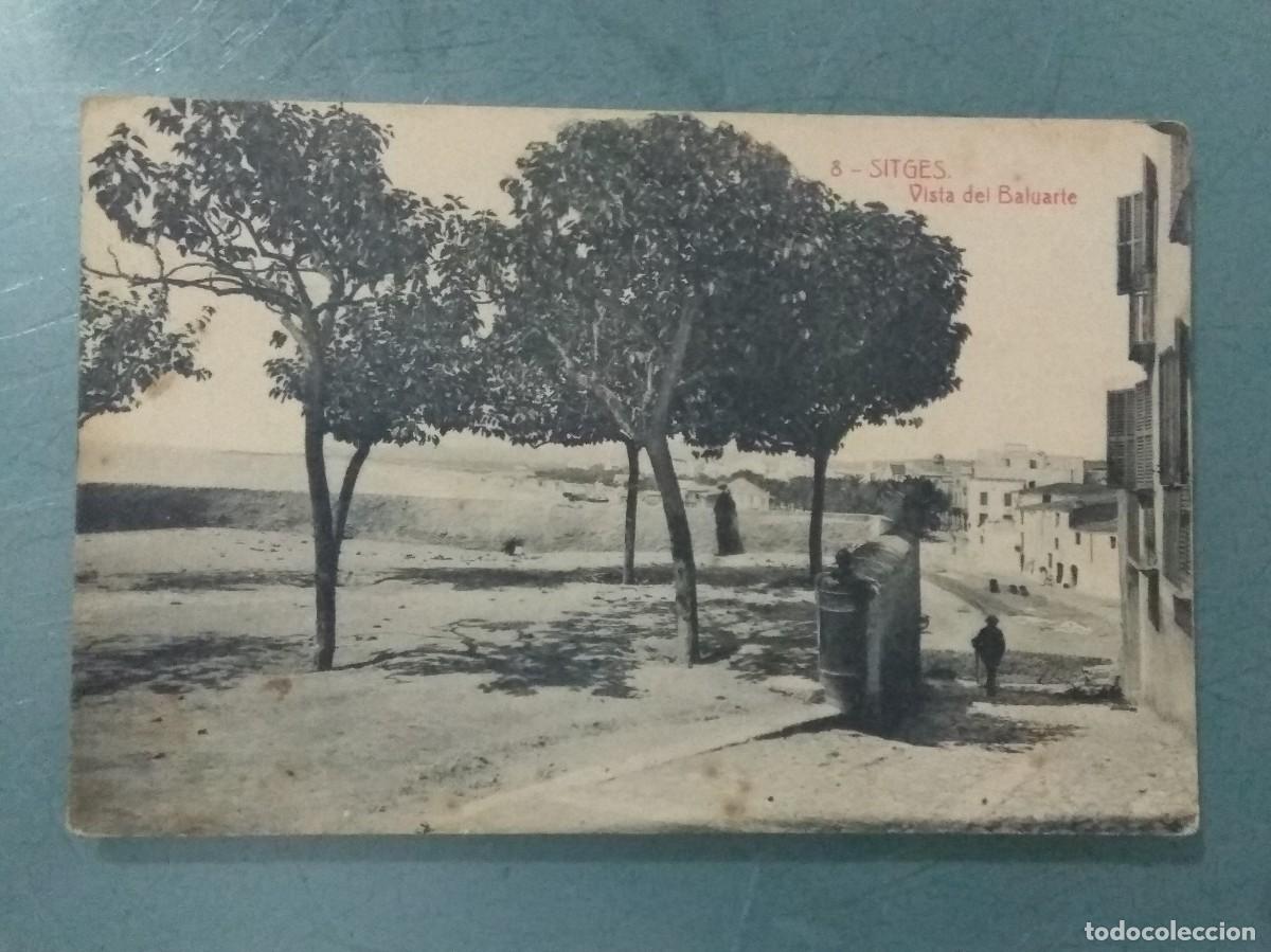 Postales: POSTAL 8 SITGES. VISTA DE BALUARTE. - Foto 1