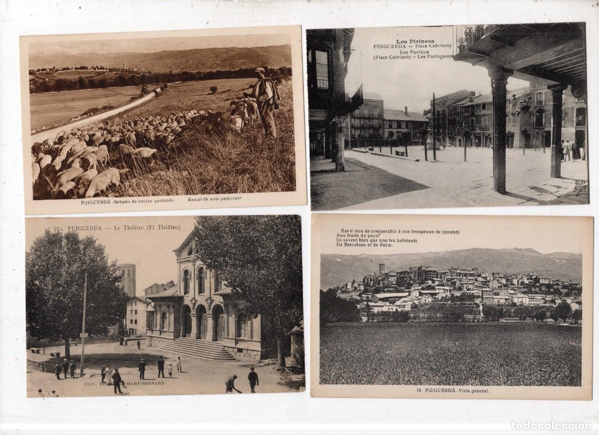 Postales: PUIGCERD&Aacute;. 4 POSTALES - Foto 1