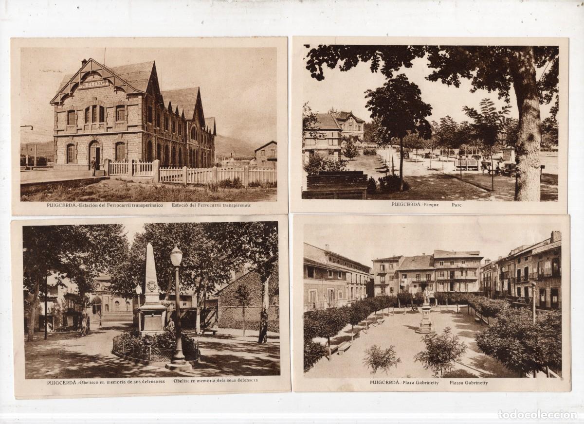 Postales: PUIGCERD&Aacute;. 4 POSTALES - Foto 1