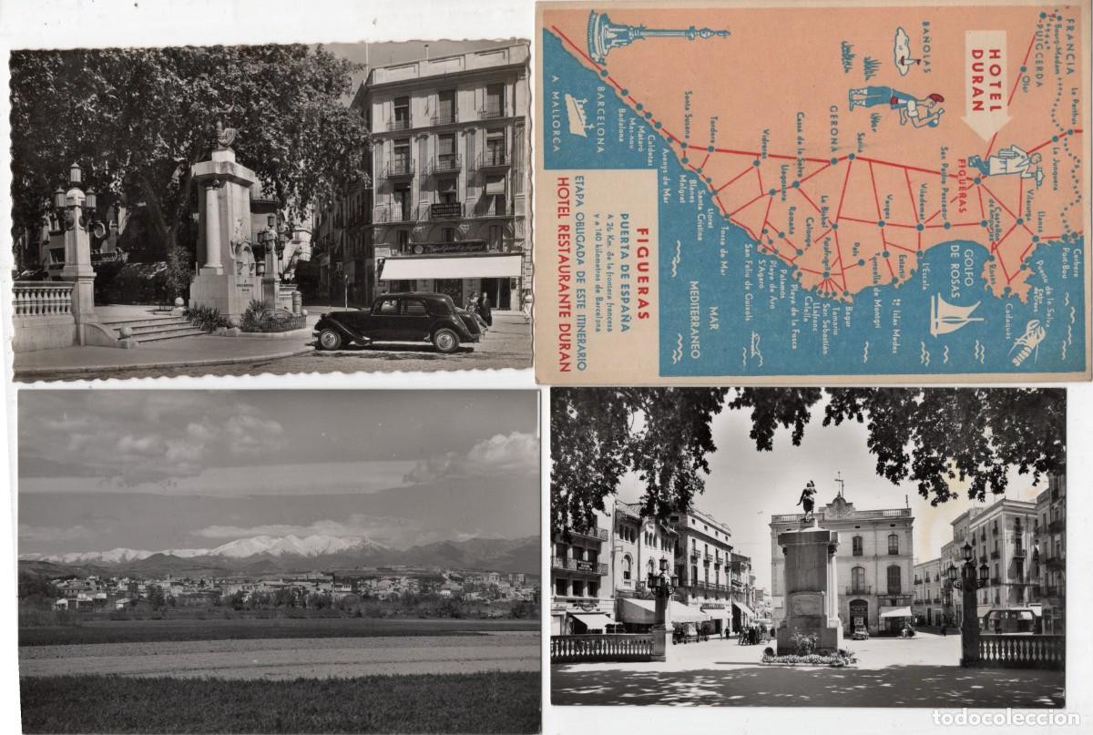 Postales: FIGUERAS. 4 POSTALES - Foto 1