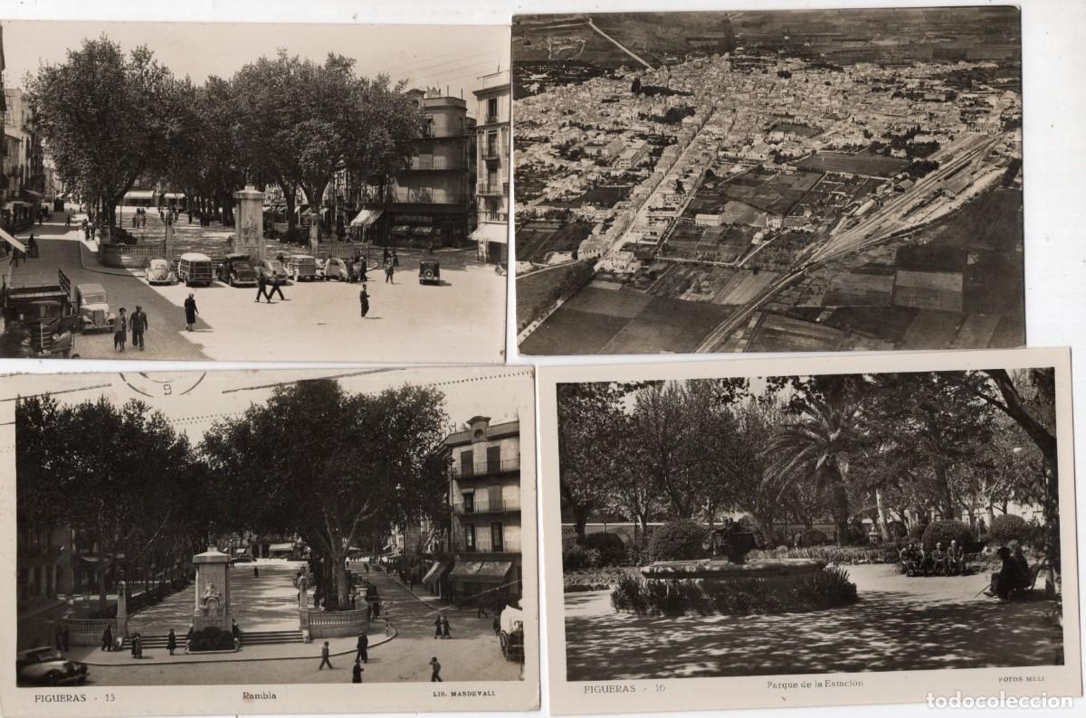 Postales: FIGUERAS. 4 POSTALES - Foto 1