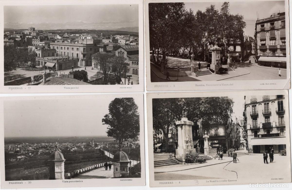 Postales: FIGUERAS. 4 POSTALES - Foto 1