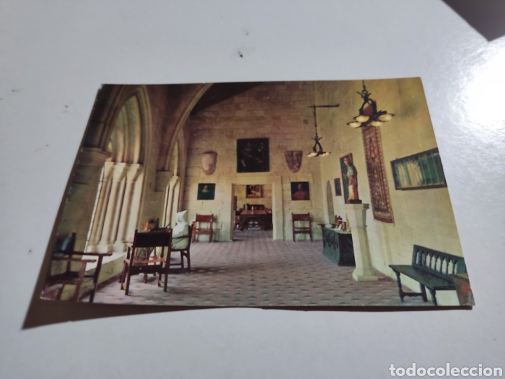 Postales: Postal Real monasterio de Poblet sala locutorio