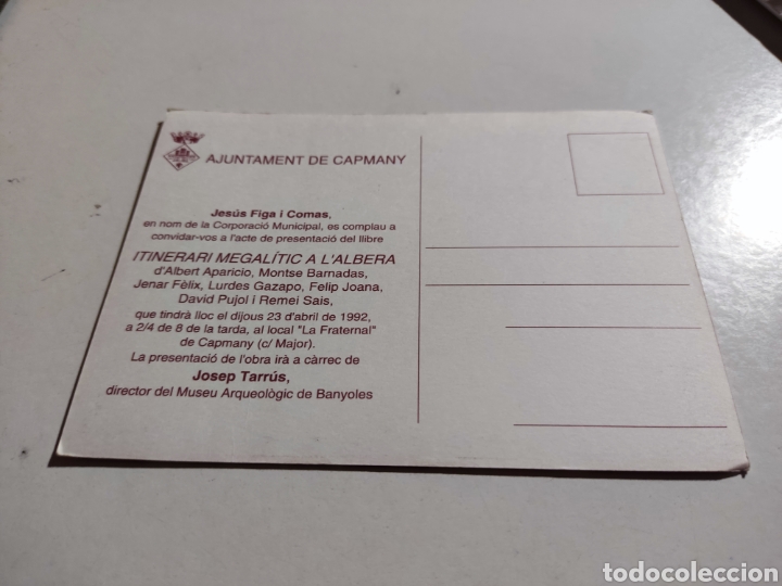 Postales: Postal ajuntament de capmany - Foto 2