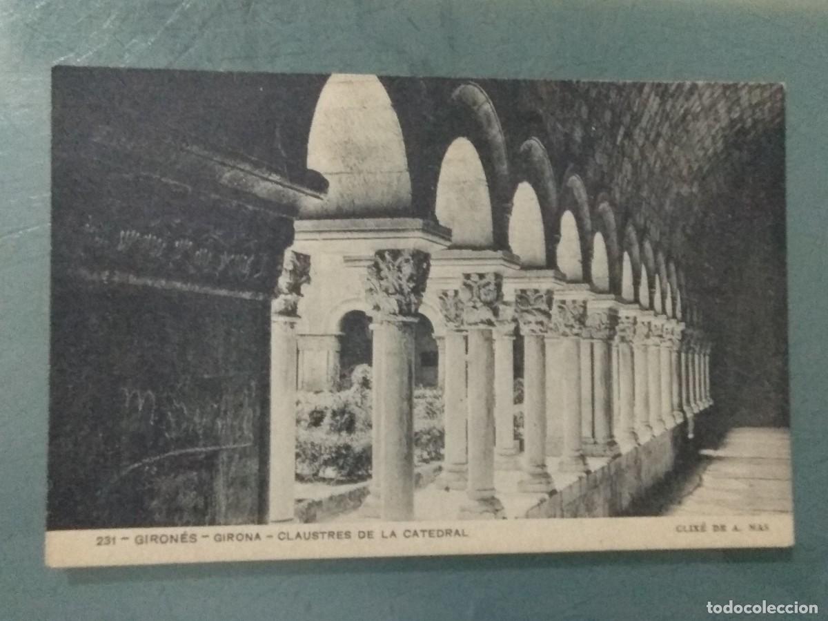 Postales: POSTAL 231 GIRON&Eacute;S - GIRONA, CLAUSTRES DE LA CATEDRAL. - Foto 1