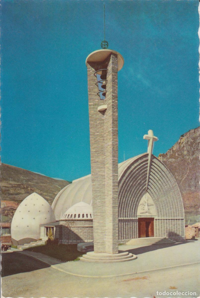 Postales: (5010) PONT DE SUERT. LERIDA. IGLESIA PARROQUIAL ... SIN CIRCULAR