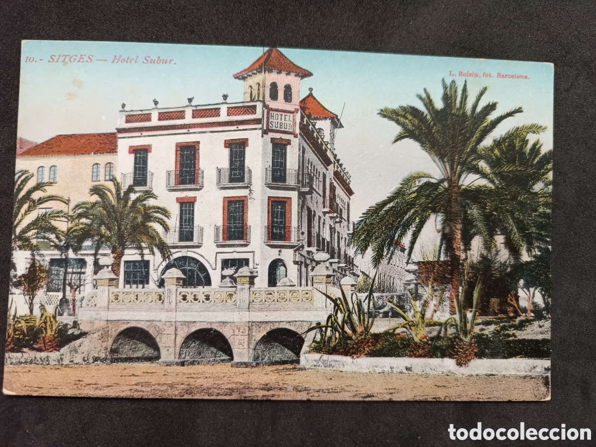 Postales: Postal Sitges hotel subur - Foto 1