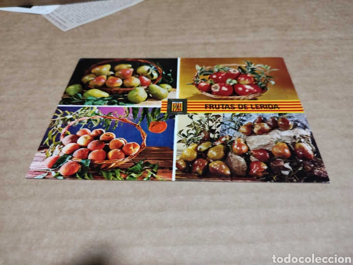 Postales: Postal frutas de la Lerida