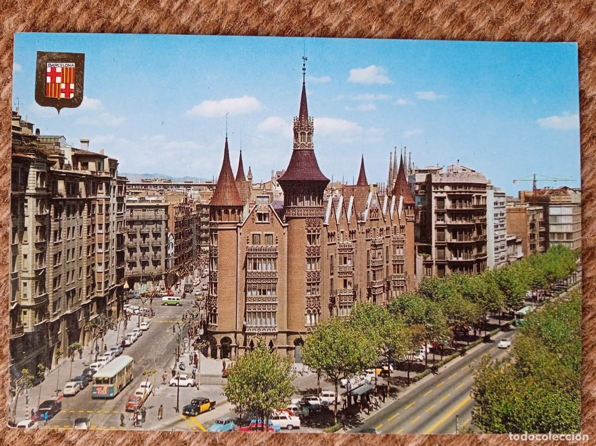 Postales: BARCELONA - AVENIDA DEL GENERALISIMO - Foto 1