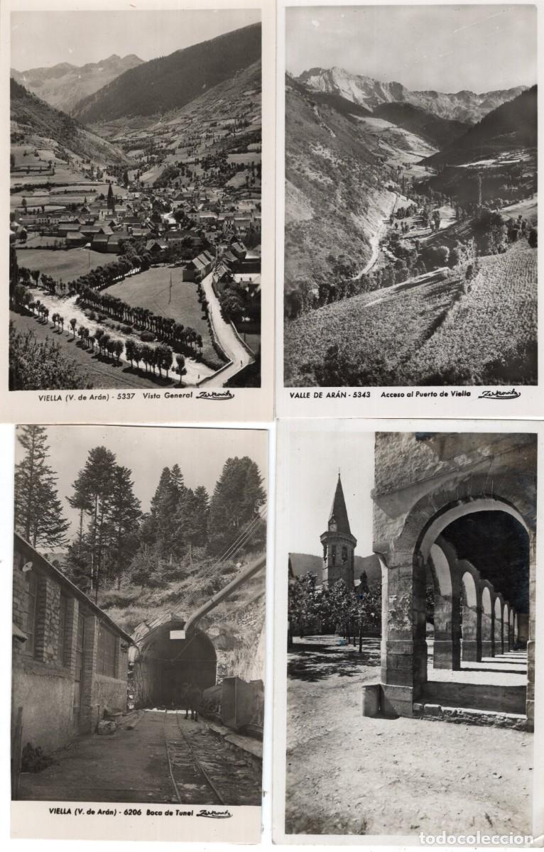 Postales: VALLE DE ARAN. VIELLA. 4 POSTALES