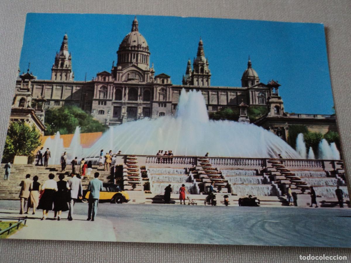 Cartoline: 151 barcelona, palacio nacional y fuente monumental, ed. campa&ntilde;a