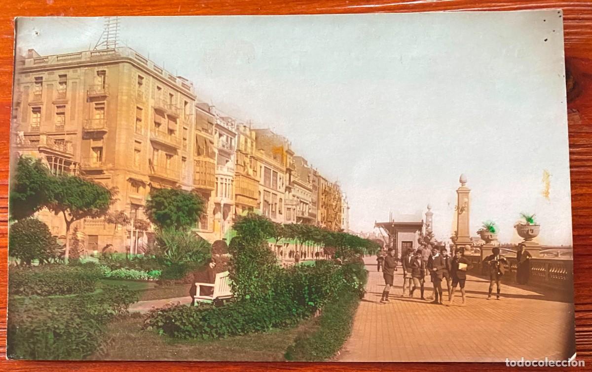 Postales: FOTO POSTAL COLOREADA DE LERIDA, AVENIDA DE BLONDEL, EDITORIAL FOTOGRAFICA B.6, ESCRITA