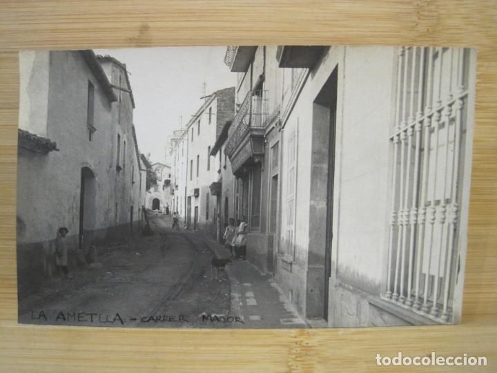 Postkarten: LA AMETLLA-CARRER MAJOR-ROISIN-FOTOGRAFICA-POSTAL ANTIGUA-(99.343)