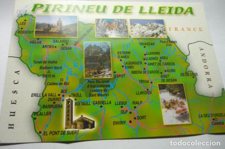 Postales: postal plano pirineo lerida.-escrita cm