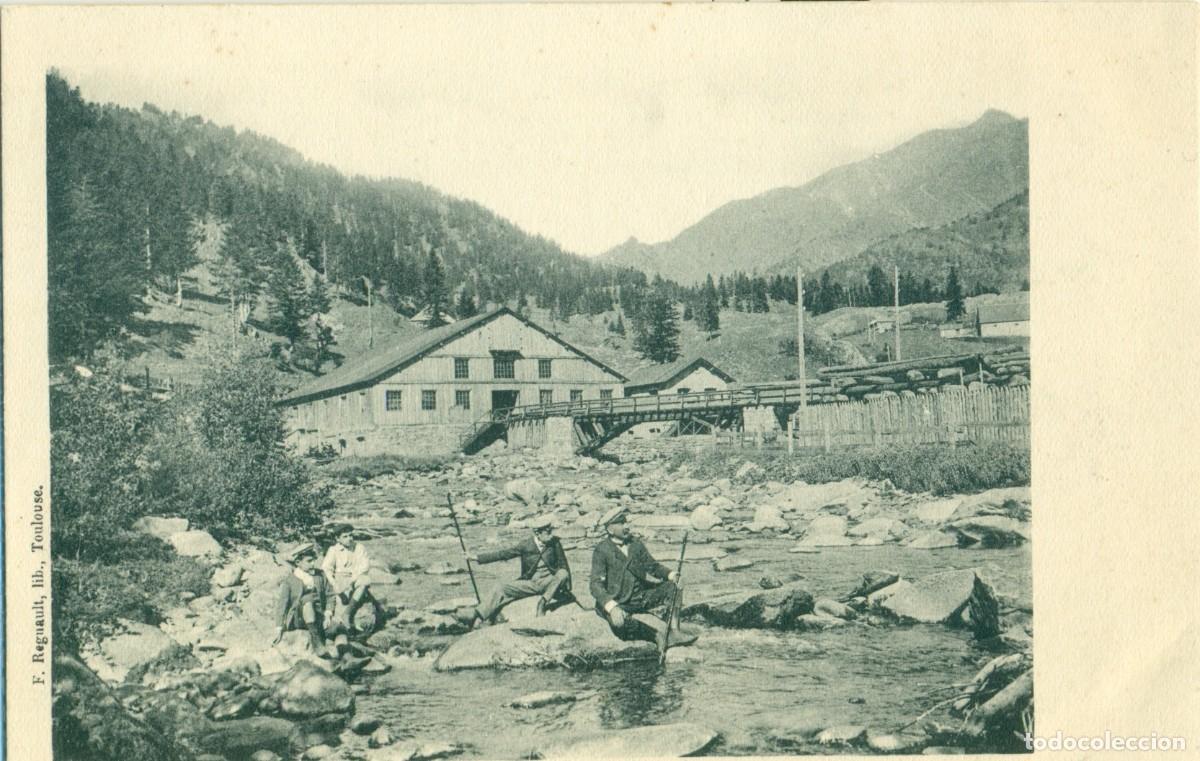 Postales: LERIDA. BONAB&Eacute;. SERRERIA. MADERAS. POSTAL FRANCESA HACIA 1905.
