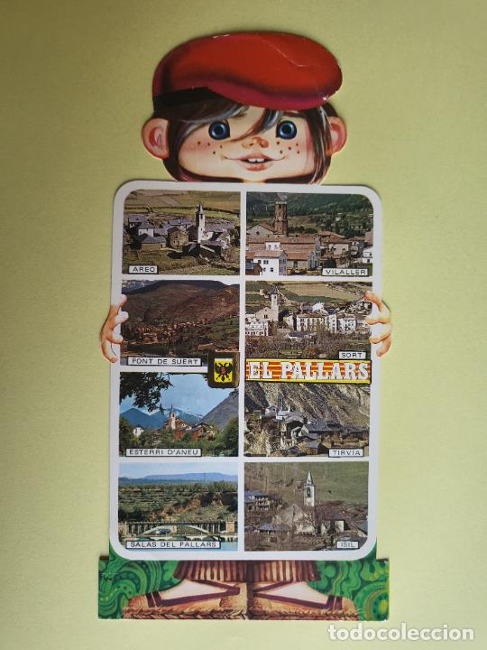 Postales: POSTAL MULTIVISTA PALLARS ESCUDO DE ORO BARRETINA GOLDEN BOY M-10 SIN CIRCULAR