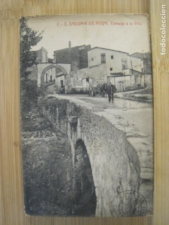 Postales: SANT SADURNI DE NOYA-ENTRADA A LA VILLA-THOMAS-2-POSTAL ANTIGUA-(99.486)