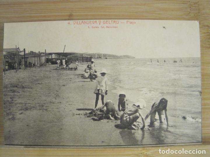 Cartes Postales: VILANOVA I LA GELTRU-PLAYA-POSTAL ANTIGUA-(99.489)