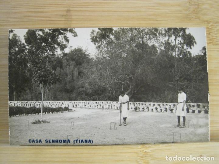Cartes Postales: TIANA-CASA SENROMA-FOTOGRAFICA-POSTAL ANTIGUA-(99.511)