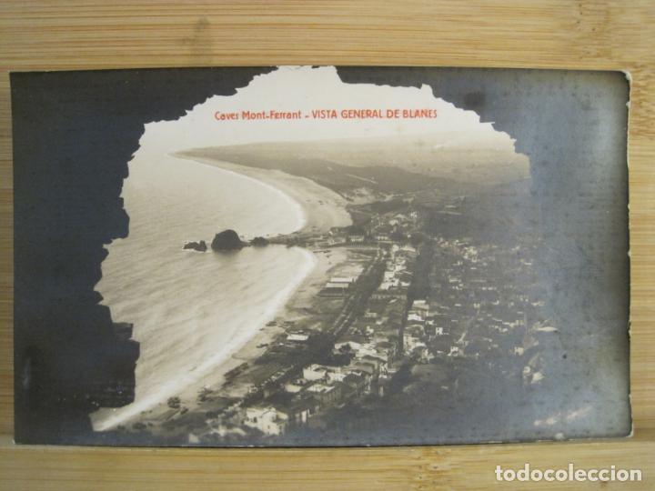 Postkarten: BLANES-CAVES MONT FERRANT-VISTA GENERAL-FOTOGRAFICA-POSTAL ANTIGUA-(99.586)