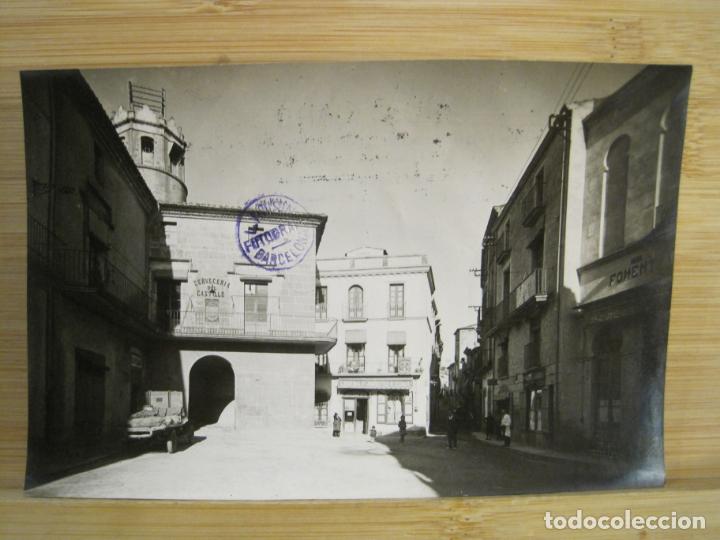 Postais: CALONGE-PLA&Ccedil;A DE LA CONSTITUCIO-FOTOGRAFICA-POSTAL ANTIGUA-(99.591)
