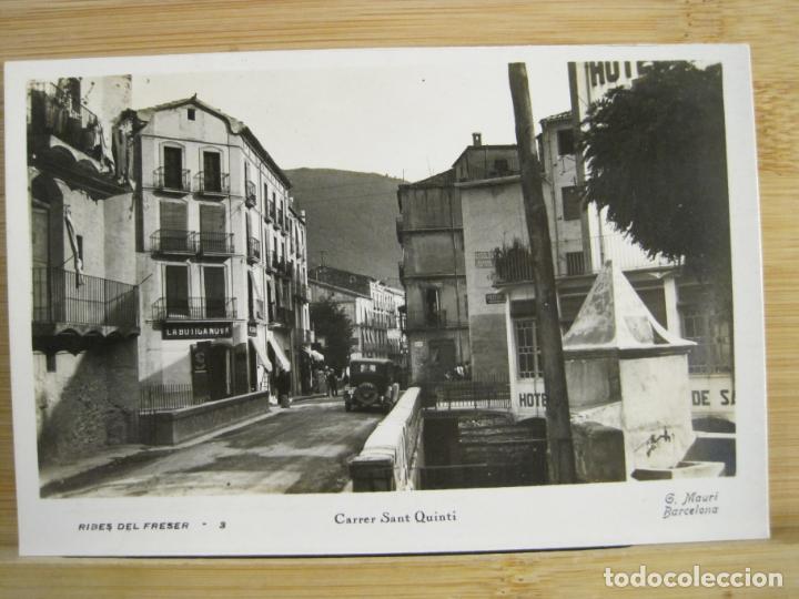 Postkarten: RIBES DEL FRESER-CARRER SANT QUINTI-FOTOGRAFICA-POSTAL ANTIGUA-(99.599)
